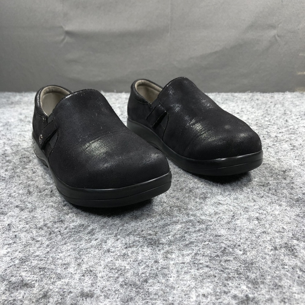 Alegria Clogs Womens 10 Black Synthetic Slip On Comfort Shoes KAR-994X